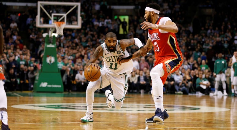 Kyrie Irving and Anthony Davis Kyrie Irving and Anthony Davis